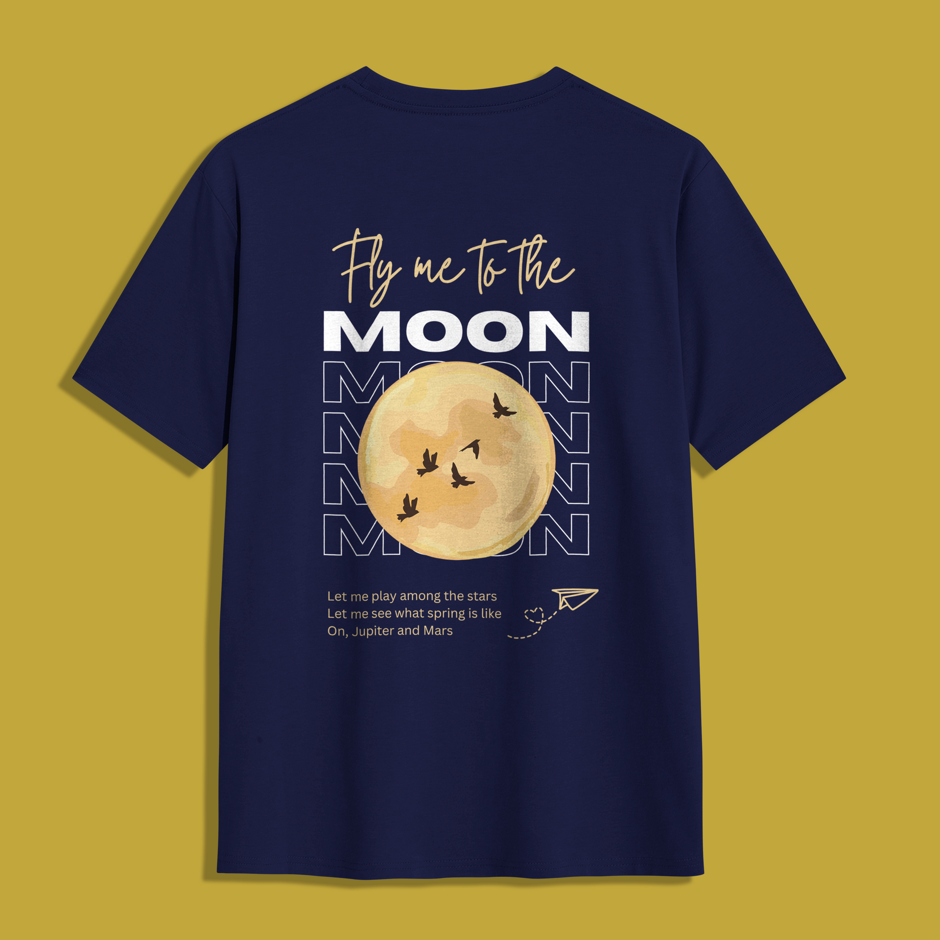 Fly me to the Moon Unisex Tshirt – Dyscrit