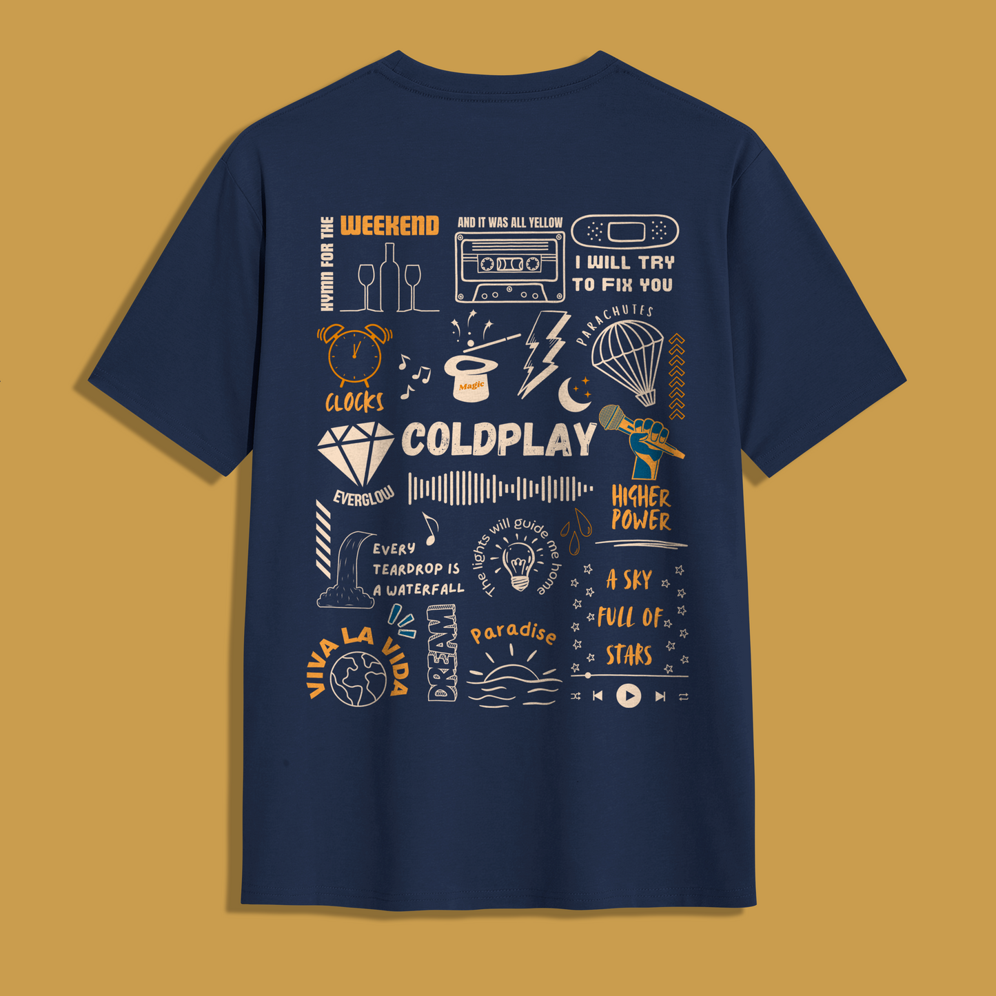 COLDPLAY Mix | COLDPLAY Fan Collection | Unisex T-Shirt