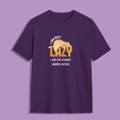 I am not Lazy, I am on Energy Saving Mode Unisex Tshirt | The Ameowzing Collection